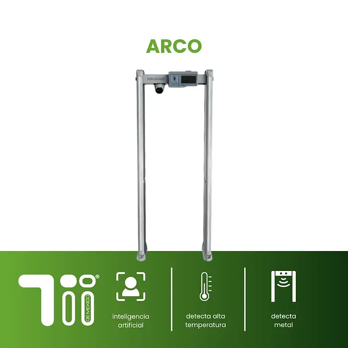 Arco con tecnología termográfica